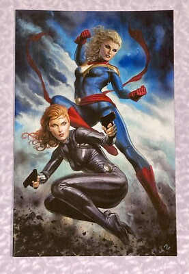 Captain Marvel #6 Adi Granov 1:100 Virgin Variant Black Widow 2019 | eBay