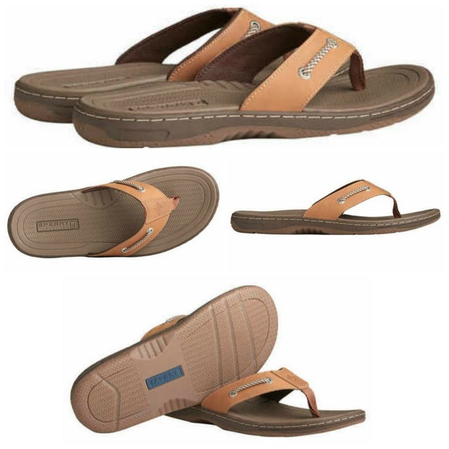 mens sperry flip flops sale