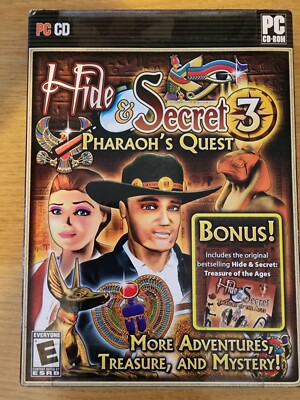 NEW - Hide & Secret 3: Pharaoh's Quest (Windows XP/Vista) PC Game, CD-ROM, 2009