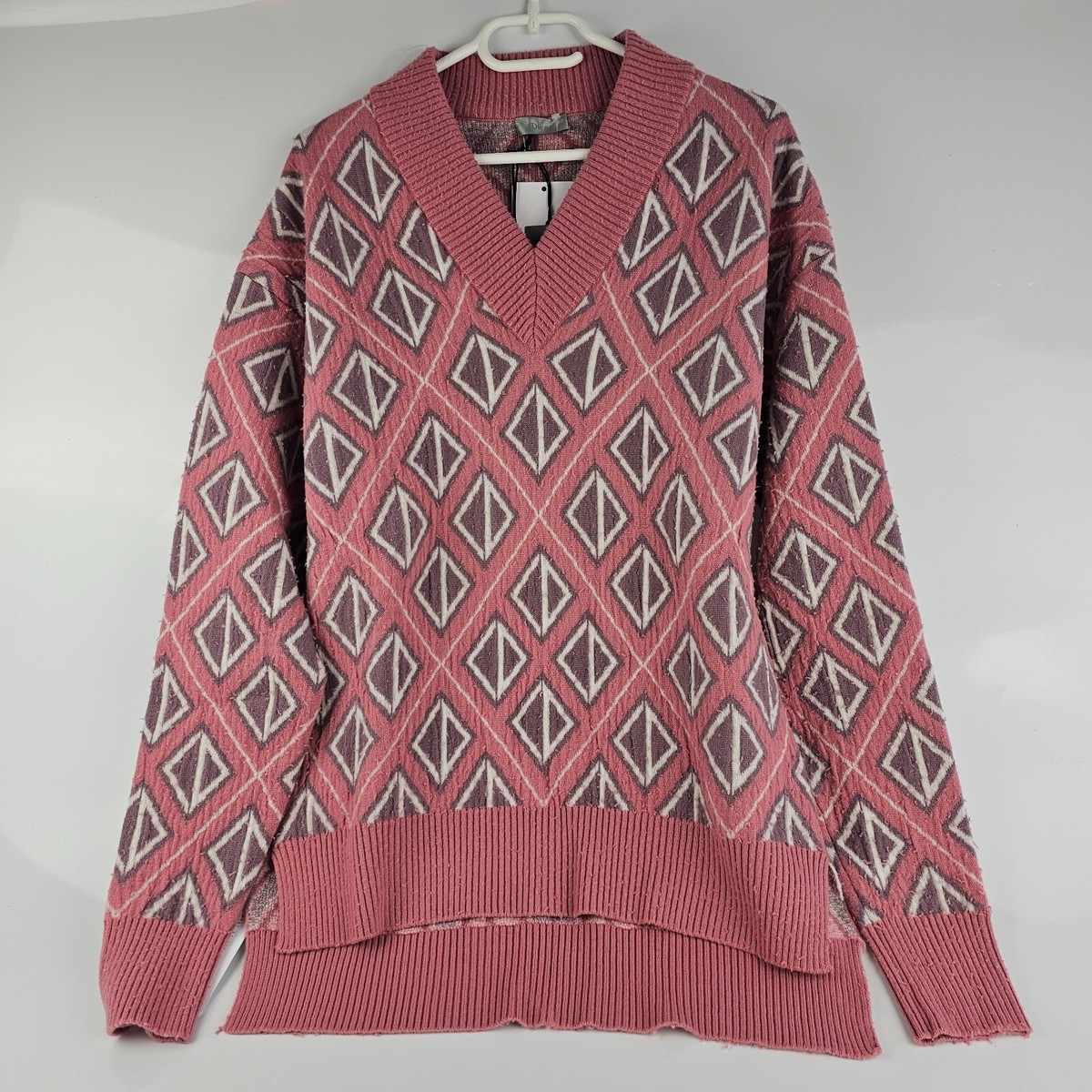 Dior Homme Pink Wool Sweater New Size S | eBay