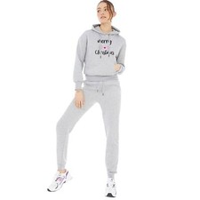 Image of Christmas Tracksuit Set Women & Girls Pullover Hoodie With Joggers Casual Wear