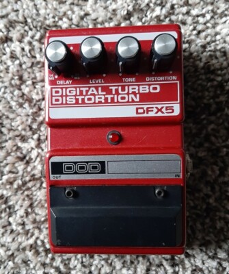 DOD Digitech DFX5 Digital Turbo Distortion Rare Vintage Guitar Effect Pedal