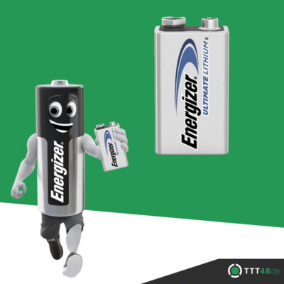 12 x Energizer Ultimate Lithium 9V Block E-Block 6FR22 Batterie - Rauchmelder