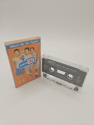 BLINK 182 WHAT'S MY AGE AGAIN CASSETTE TAPE SINGLE VERY RARE INCS ''PATHETIC''