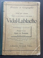 Atlas ancien Histoire et Géographie *Vidal Lablache Classe de troisième A et B