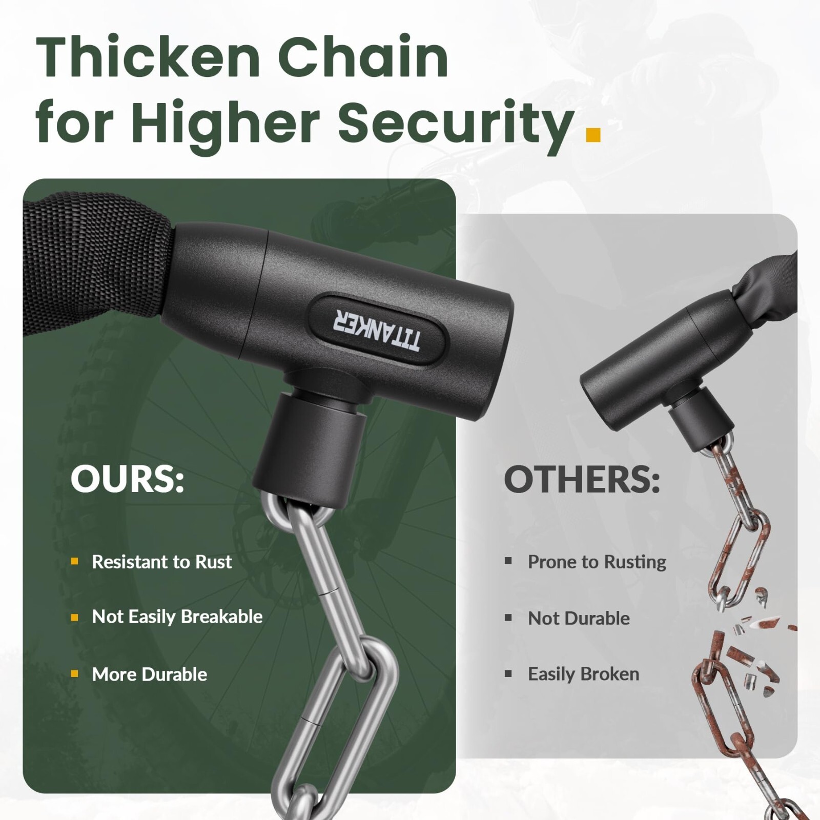 Candado Para Moto Motocicleta Bicicleta Cadena Con Lock Seguro Seguridad Chain