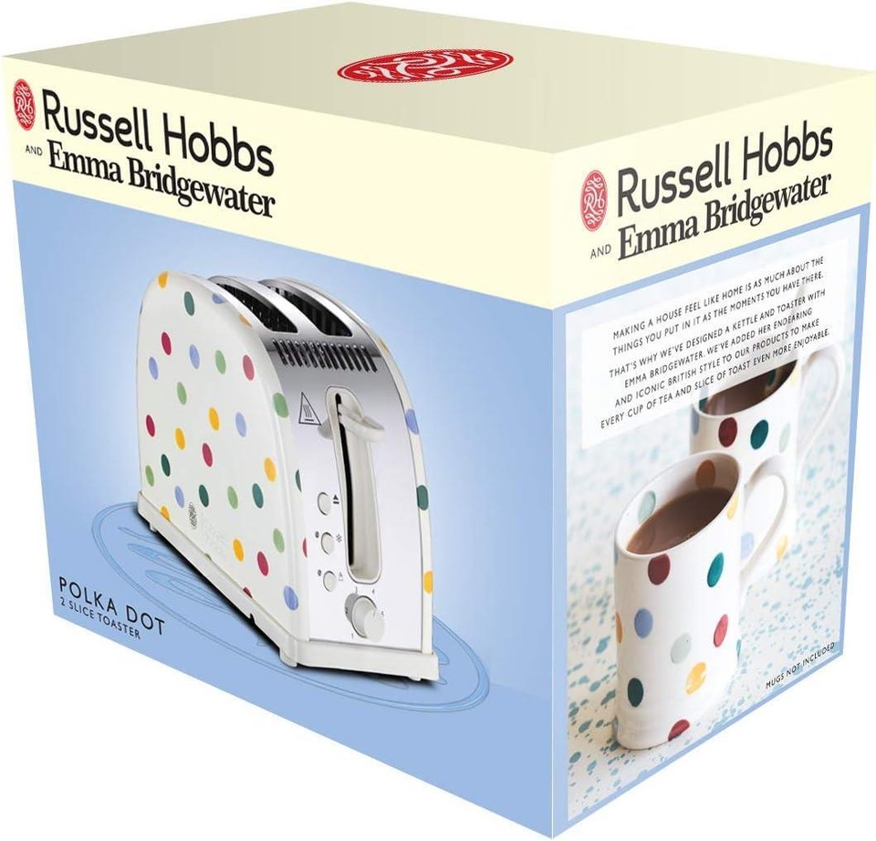 Bridgewater Toaster Polka Dot 4 Slice Toaster 2400 W For Sale In Ennis - Foto 6