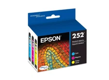Epson 252 3pk Combo Ink Cartridges Cyan,Magenta,Yellow (In Date) NEW !!!
