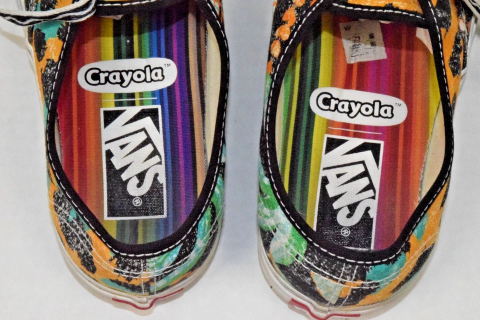 Vans Sneakers Sz 8Women 6.5Men Crayola Crayon Art Collaboration Great Condition - Image 3 of 4