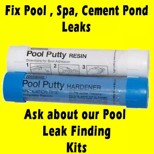 Epoxy Putty Swimming Pool Spa Cracks Leaks Tile Grout Plaster Fix Find Repair - Picture 1 of 2