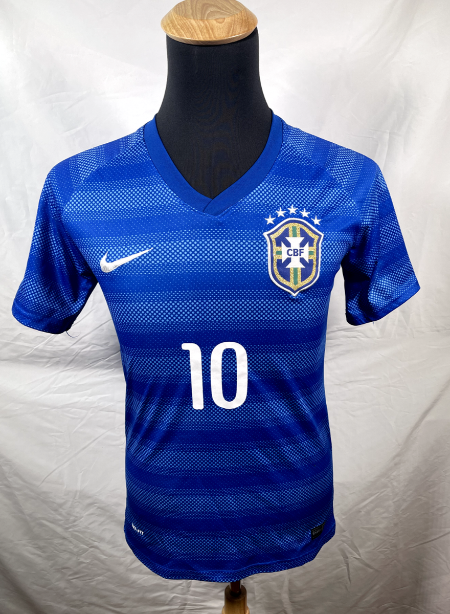 2014/15 Brazil Away Jersey #10 Neymar JR L Soccer Nike | eBay