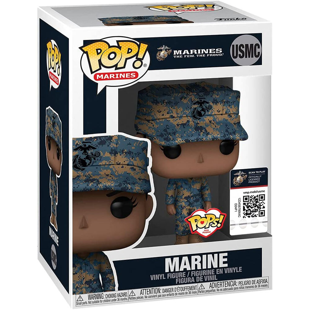 Funko Pops! With Purpose - Military (Us Marines) Figure -Marine (Female #3) Usmc