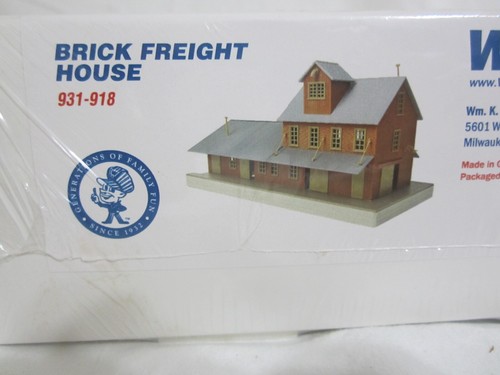 NEU Walthers 931-918 HO Scale Brick Freight House Kit-KOSTENLOSER VERSAND - Bild 4 von 5