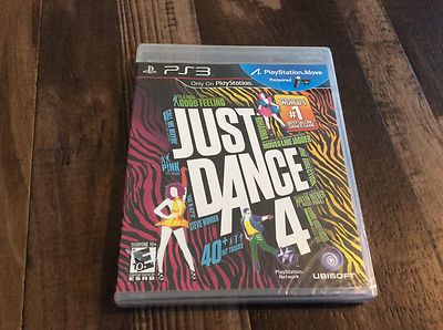 Just Dance 4 (Sony PlayStation 3, 2012) New Free US Shipping 
