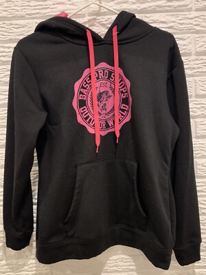 Bass Pro Shop Women's Hooded Sweatshirt Black/Pink Size M