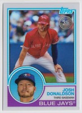 2018 Topps Chrome Silver Pack Series 2 1983 #85 Josh Donaldson Toronto Blue Jays