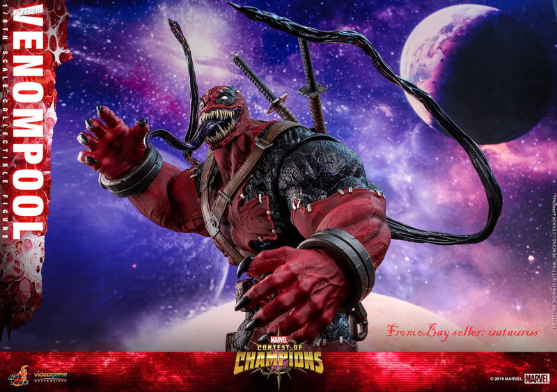 Perfect Hot Toys 1/6 Vgm35 Venom Deadpool Action Figure