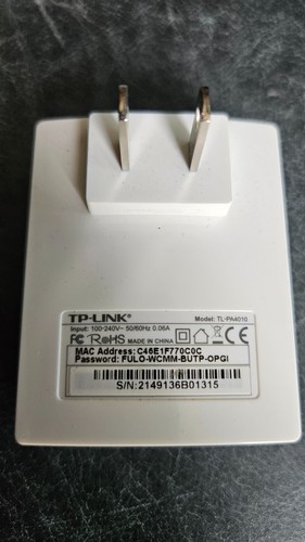 TP-Link 500Mbps Powerline Ethernet Adapter Model TL-PA4010 AV500 Nano HomePlug - Afbeelding 2 van 3