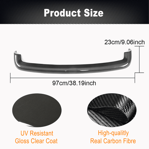 Carbon Heckspoiler Ansatz Passt für Audi TT 8N Spoiler Heckflügel Dachspoiler V6 - Bild 9 von 17