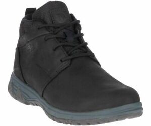 Merrell Mens All Out Blaze Fusion Chukka Lace Up Ankle Leather Boots Black