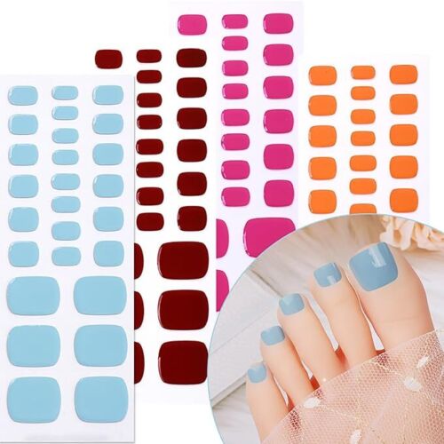 Finials Gel Nails,Fenail Gel Nail Strips,Wessiny Gel Nail Stickers-Semicured Gel - Picture 1 of 22