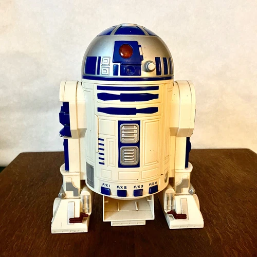 Star Wars R2D2 Vintage Cassette Player Data Droid Collectible Toy 1997 90s