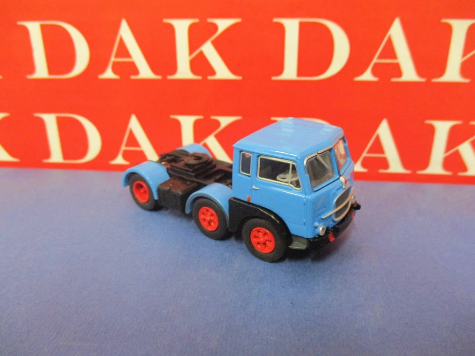 1/87 Modellino Camion Truck Fiat 690 T Blu Telonato by Brekina - Immagine 4 di 4