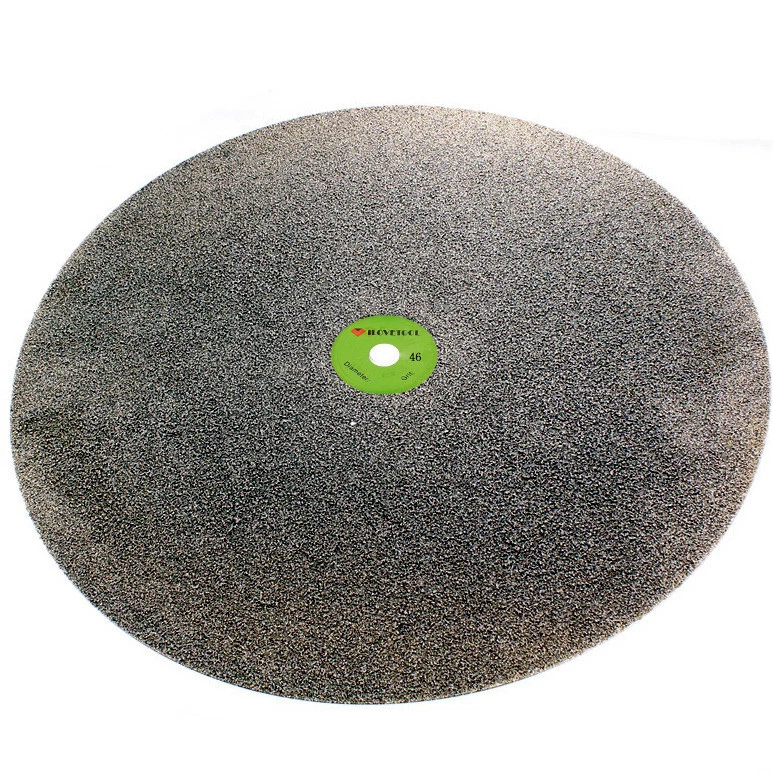 Roda de lapidação de diamante 16 polegadas disco de moagem 46 grãos ferramentas de lapidação grossas - Imagem 4 de 4