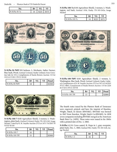 TENNESSEE OBSOLETE PAPER MONEY Currency) Book 1800-1959 Schafluetzel & Carson - Picture 7 of 10