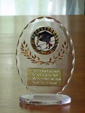 Graduation Elementary, High School 6 1/2" Acrylic Award Trophy FREE engraving