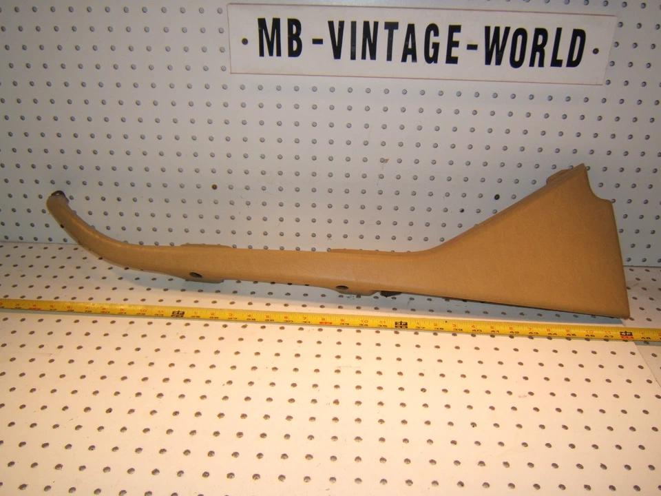 Mercedes 82-88 C126 SEC RIGHT Pass CREAM door panel long OEM 1 Armrest/Handle,T1 - Image 2 of 4