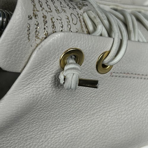 Sneakers donna Paul verde tortora pelle Faye taglia 6/8,5 slip on lacci elasticizzati - Foto 11 di 15