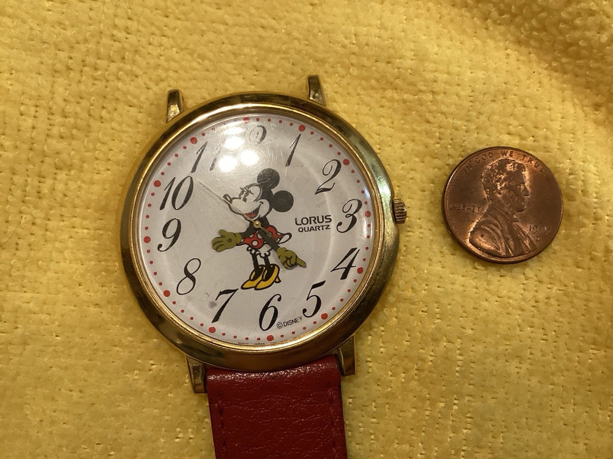Vintage Lorus Disney Minnie Mouse moving arms watch NEW BATTERY Lorus Minnie Mouse - Etsy main image 4