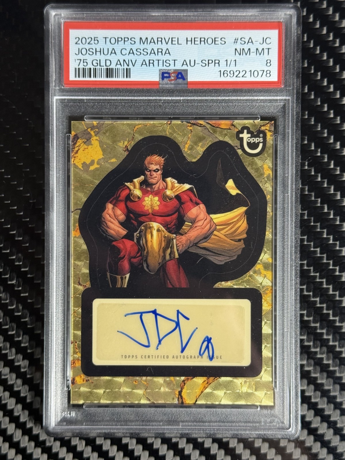 2025 Topps Marvel Comic Book Heroes Auto Superfractor 1/1 Hyperion