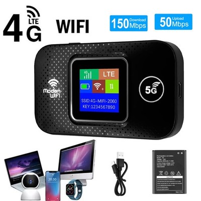 4G LTE Tragbar Mobiler Wireless WLAN Router Hotspot WiFi Modem SIM Karte DHL