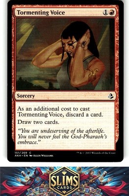 Magic the Gathering MTG Amonkhet Tormenting Voice #151 Buy 2 Get 1