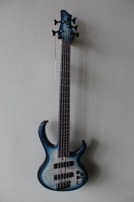 Brand New Ibanez BTB705LM 5 (Five) String Electric Bass Guitar - Cosmic Blue