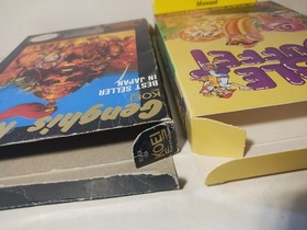Empty Nintendo NES Game Boxes Only Bible Buffet Genghis Khan