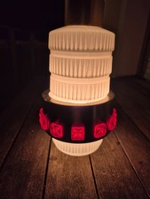 alte Hänge Lampe, um 1970,orig. DDR, space age,original vintage GDR hanging lamp