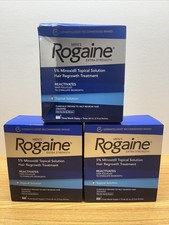  3 MEN'S ROGAINE Topical Solution Extra Strength 3 Month Supply Each Exp. 12/27