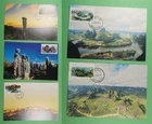 DR WHO CHINA PRC 7 FDC MAXIMUM CARD LANDSCAPE/ROCK FORMATION R63111