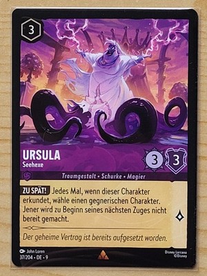 Disney Lorcana, Ursula - Seehexe, 37/204, deutsch