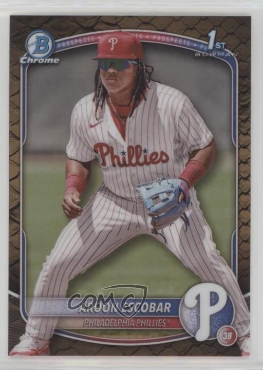 2025 Bowman Chrome Prospects Reptilian Refractor Aroon Escobar #BCP-65