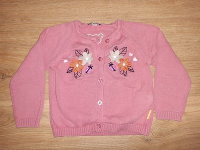 Strickjacke Steiff Marienkäfer, rosa, Mädchen Gr. 86, neuwertig