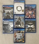 Sony PlayStation 4 PS4 Grand Theft Auto V and More Bundle Lot of 7