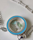 Disney Cinderella Floating Charm Locket Necklace Silver Tone Disneyland 23" — photo 9