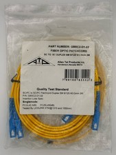 2 SC to SC Duplex SM 9/125 FIBER OPTIC PATCH CABLE 2 Meter 3.0mm