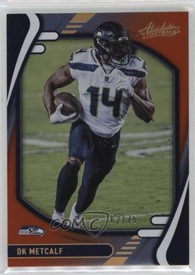 2021 Panini Absolute Spectrum Orange 62/75 DK Metcalf #86 3hd