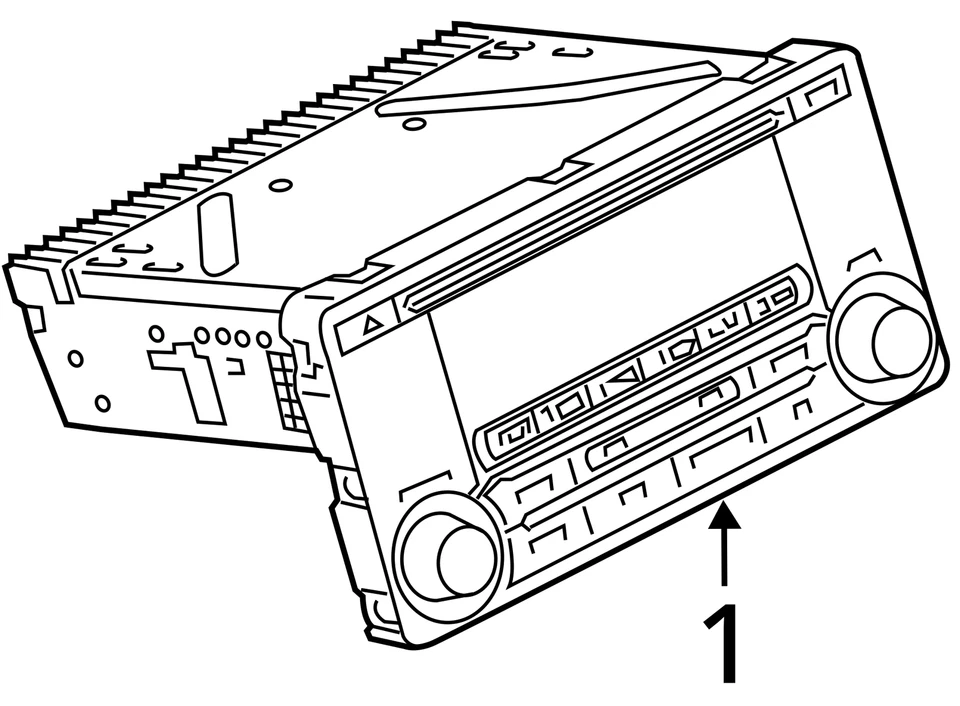 2015-2017 Mitsubishi Outlander Sport Am Fm Cd Player Radio Receiver R64MJ - Image 4 of 4