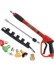 Tool Daily Deluxe Pressure Washer Gun  M22 Fitting, 40 Inch, 5000 Psi